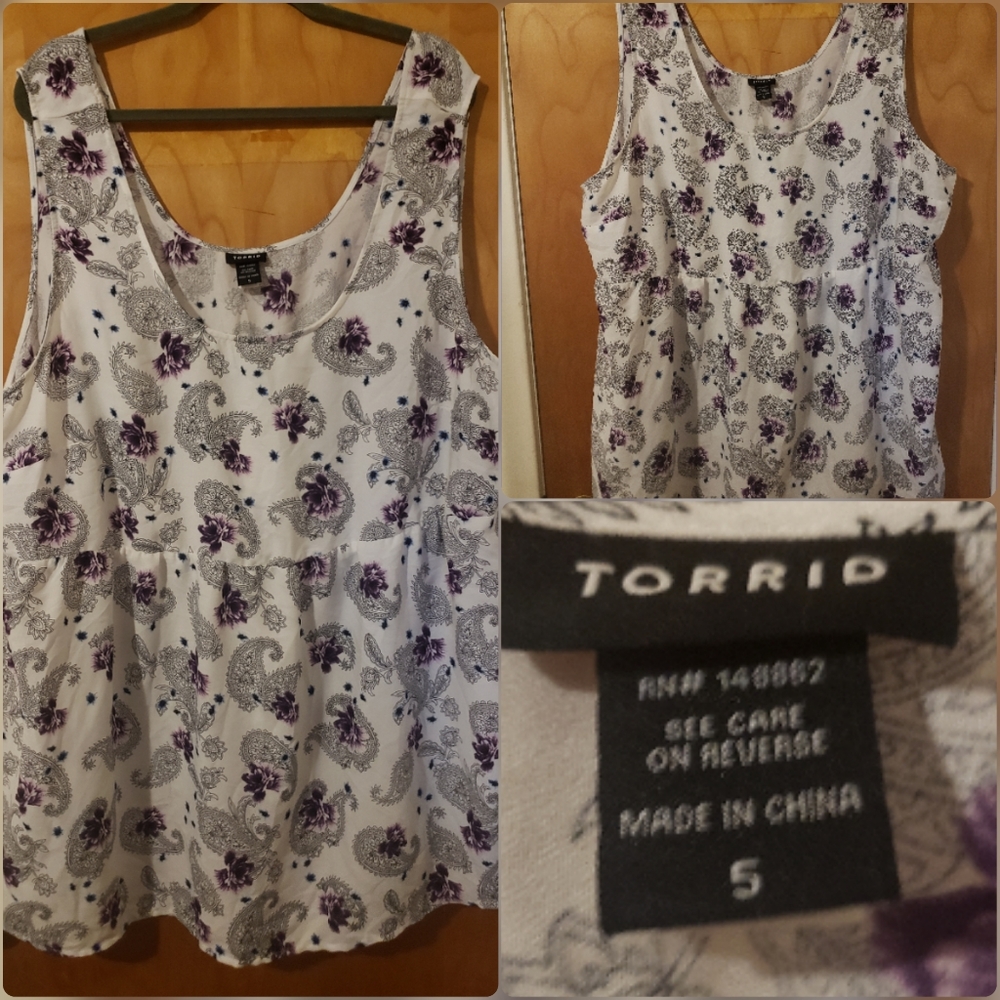 Torrid Babydoll Tank
